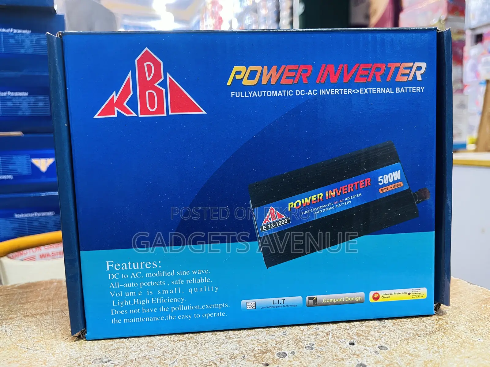 KBM E12-1000 | 1000W Power Inverter