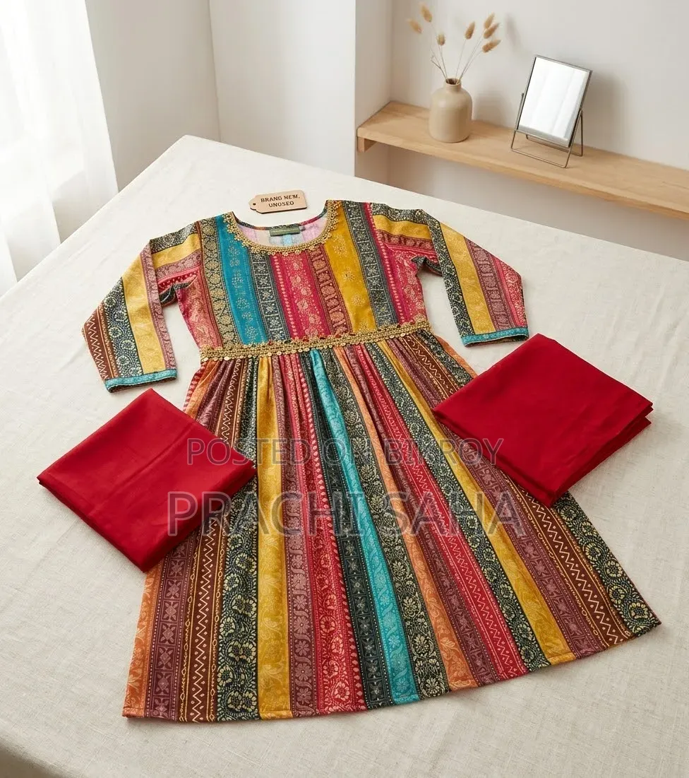 Brand New Unused Anarkali Three Piece (Size 42)