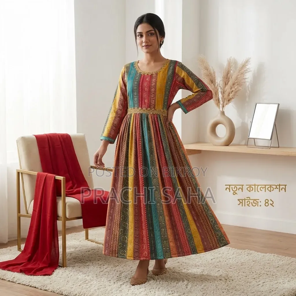 Brand New Unused Anarkali Three Piece (Size 42)