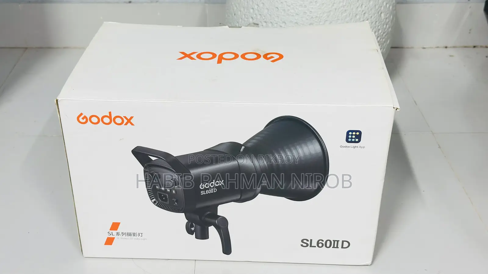 Godox SL60IID LED Video Light + Simpex Light Stand