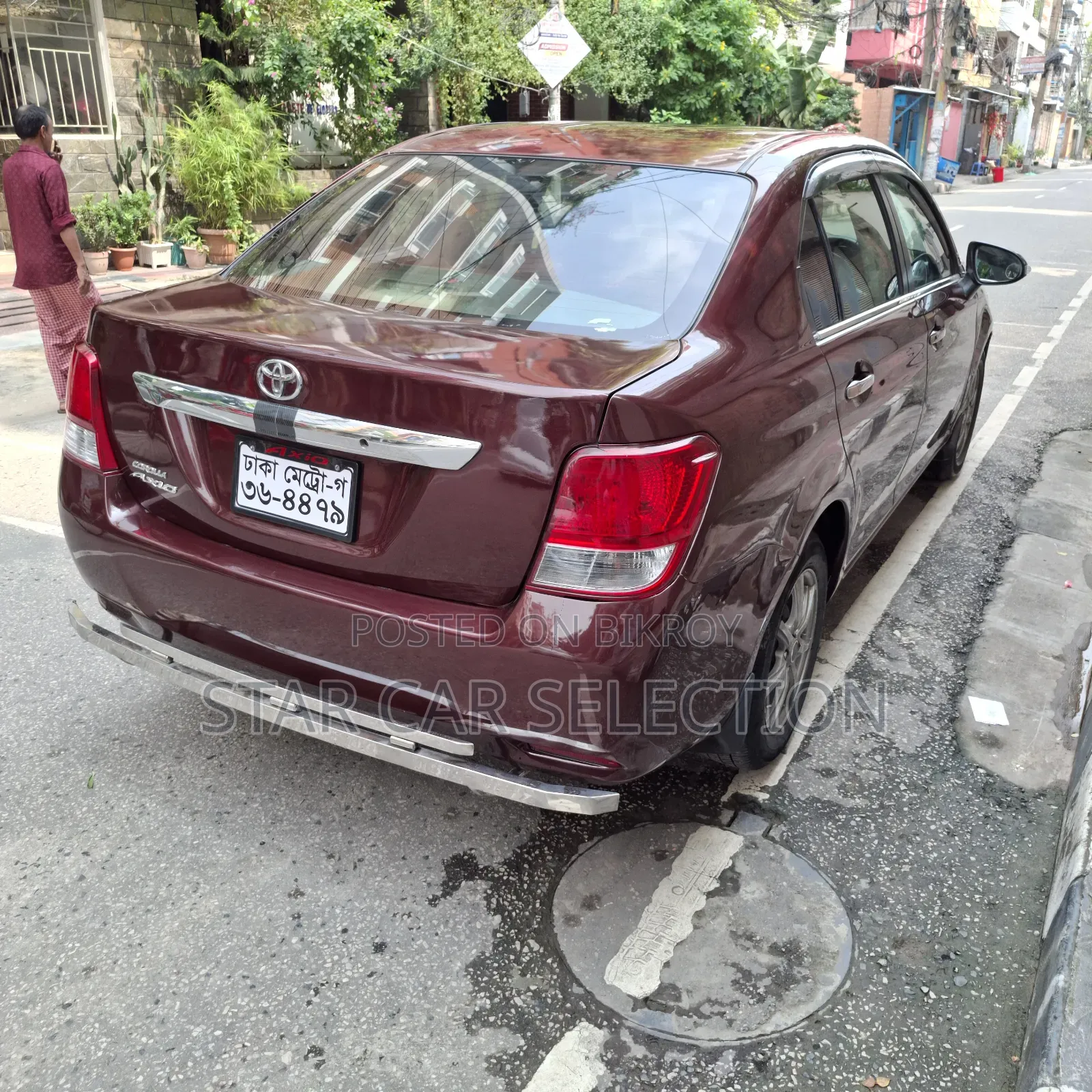 Toyota Axio 2012 Maroon
