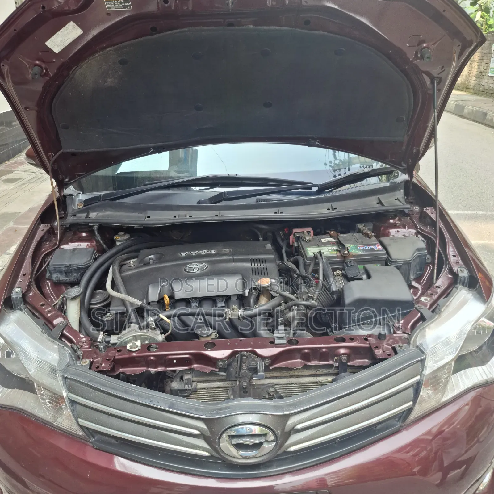 Toyota Axio 2012 Maroon