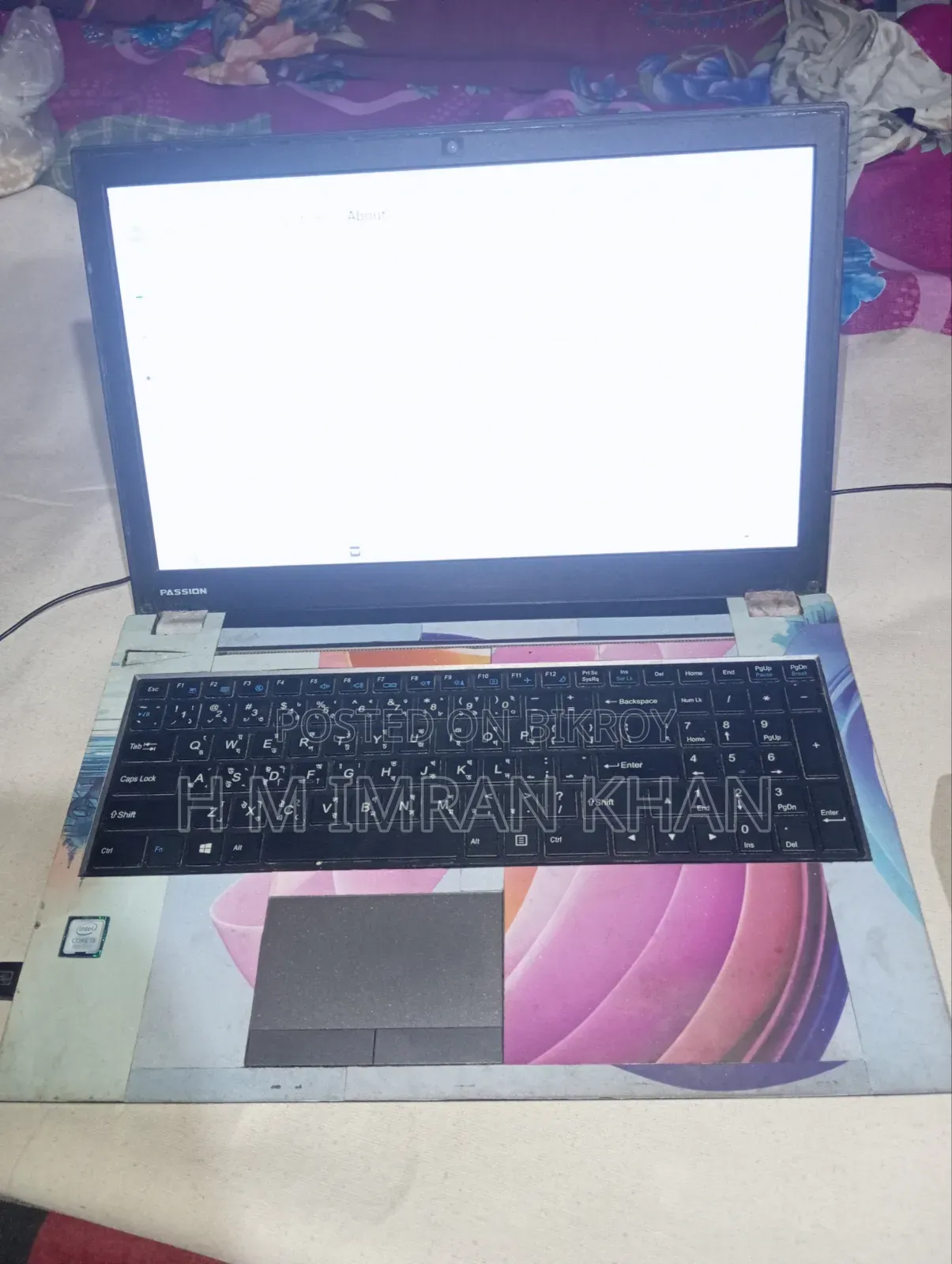 ল্যাপটপ ৮জিবি ইন্টেল কোর আই৫ এসএসডি ২৫৬জিবি