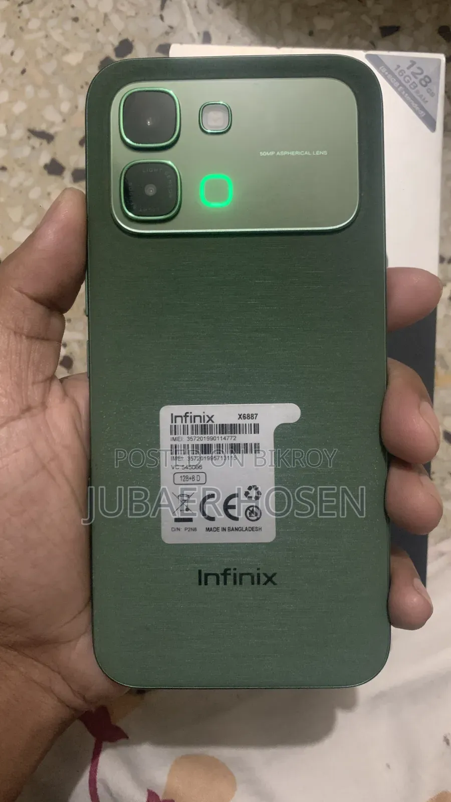 Infinix Note Edge 128 GB Green
