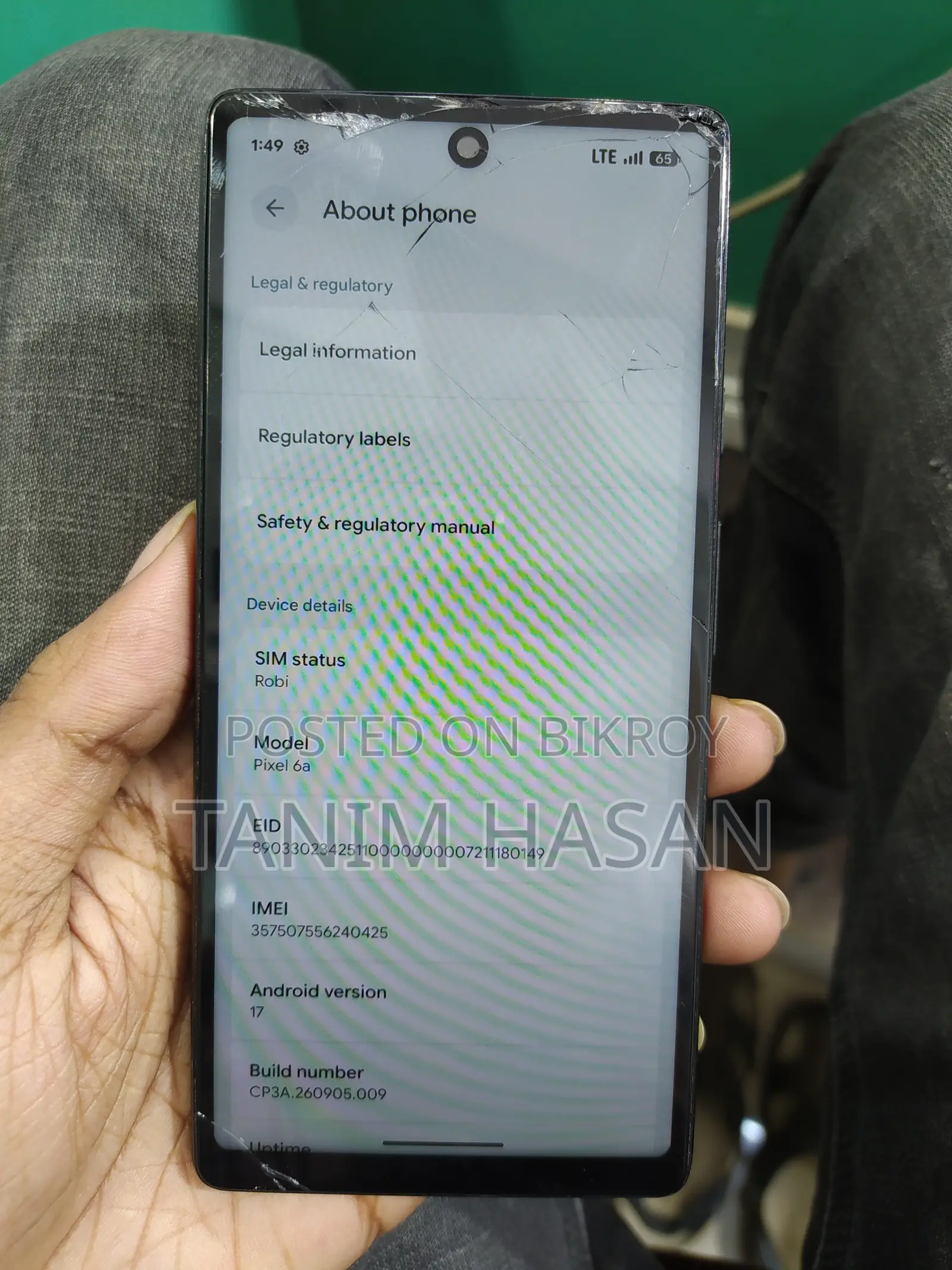 Google Pixel 6a 128 GB White