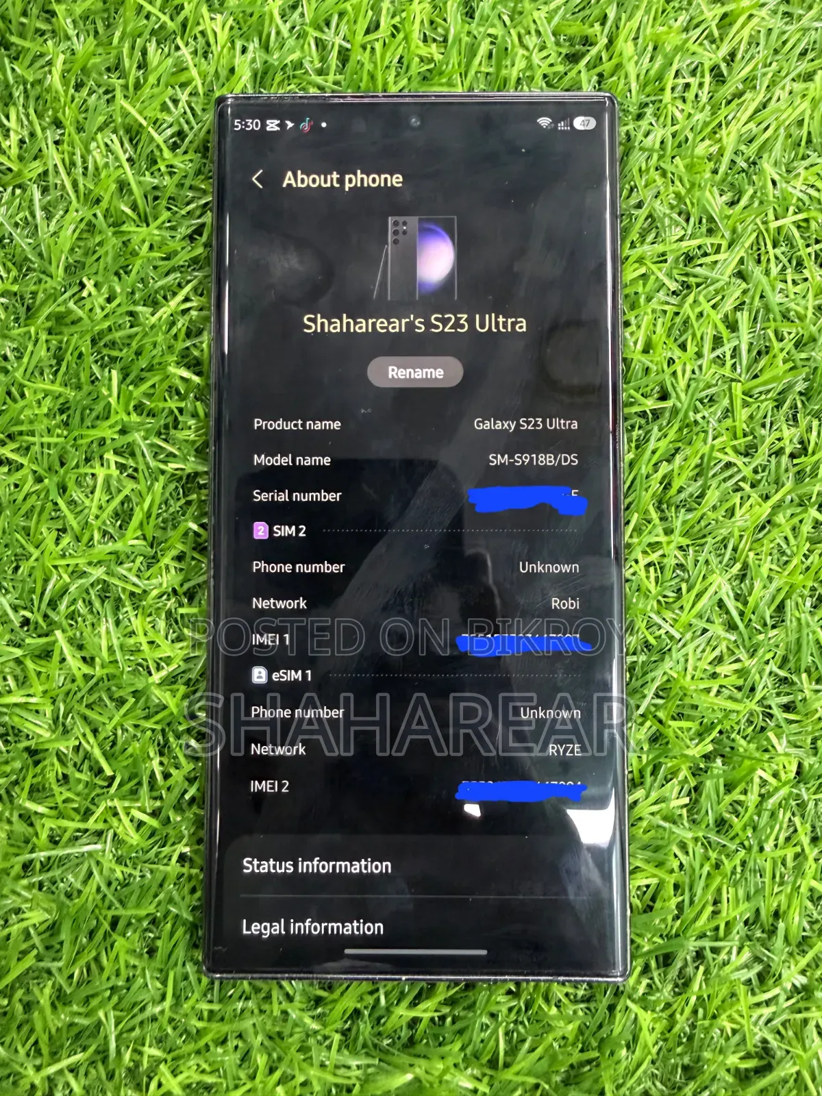 Samsung Galaxy S23 Ultra 256 GB Black