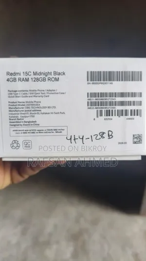 Xiaomi Redmi Note 15 128 GB Black