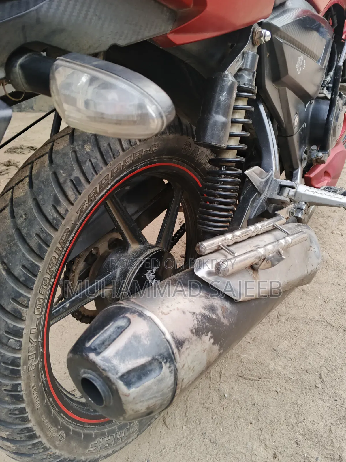 TVS Apache RTR 160 2v Refresh X-connect 2018 Red