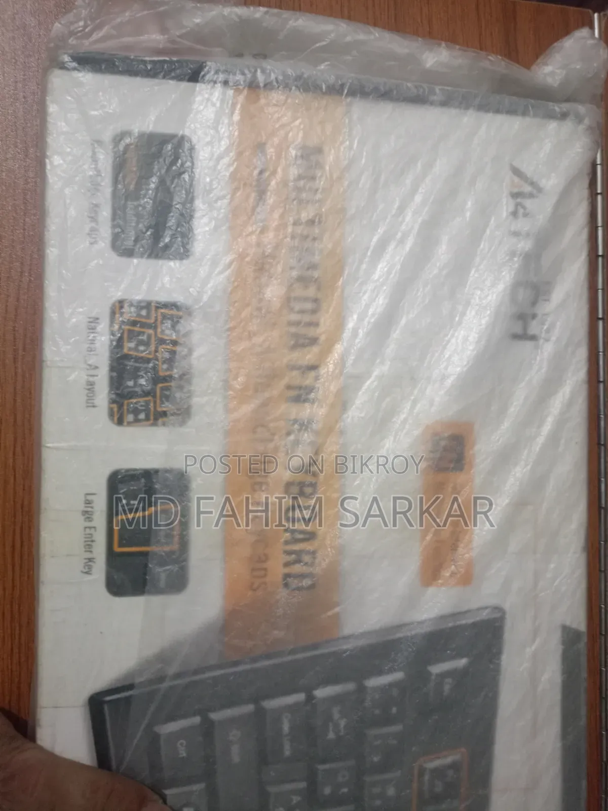 এফোরটেক মাল্টিমিডিয়া এফএন কিবোর্ড – ব্ল্যাক