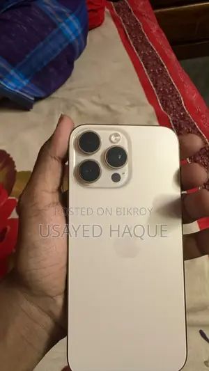 অ্যাপল আইফোন ১৬ প্রো ম্যাক্স ২৫৬ জিবি গোল্ড