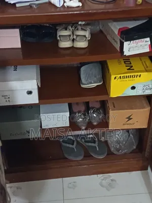 Wood Shoes Rack