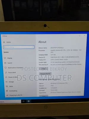Desktop Computer HP AiO 20 4GB Intel Celeron HDD 320GB