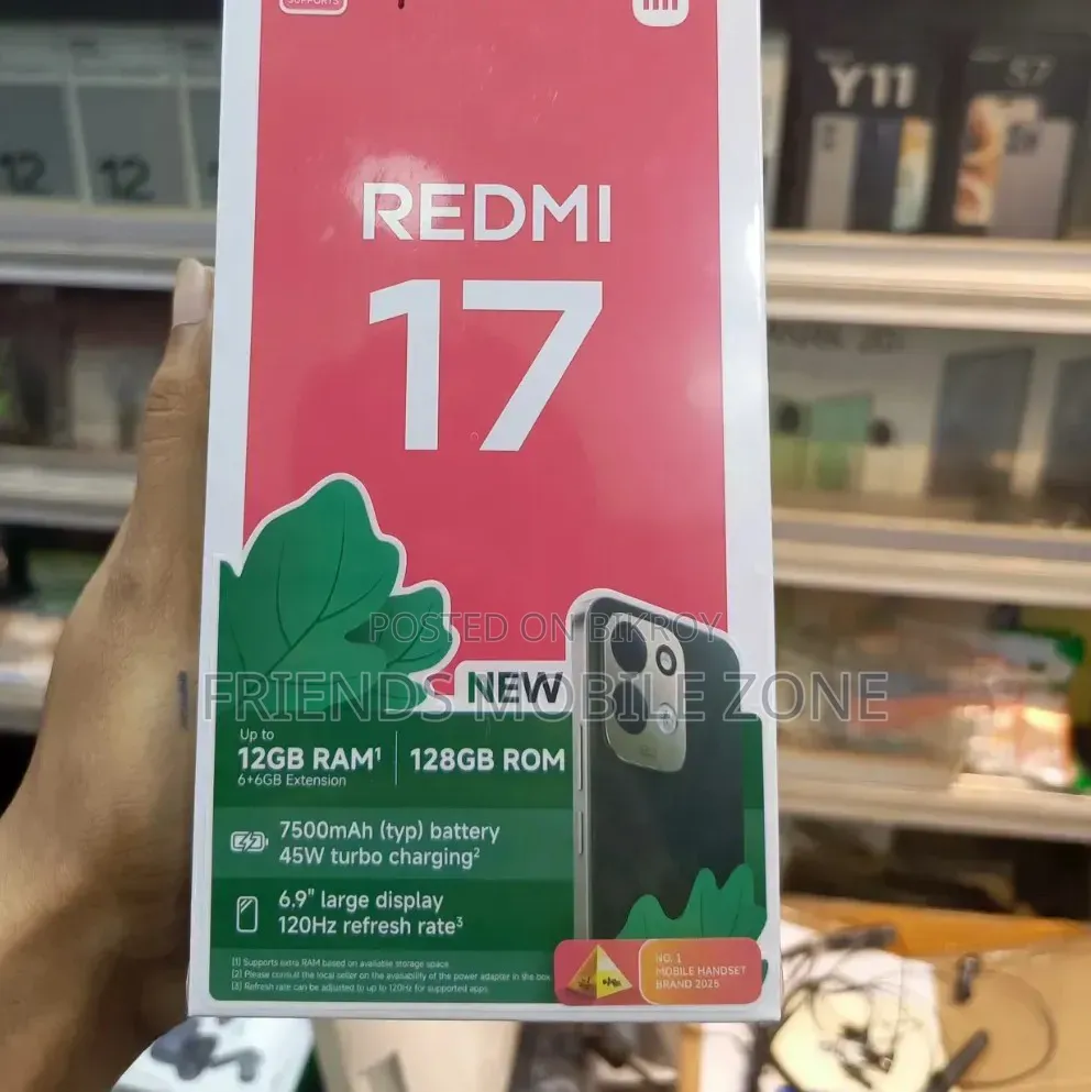 New Xiaomi Redmi 17 128 GB Black
