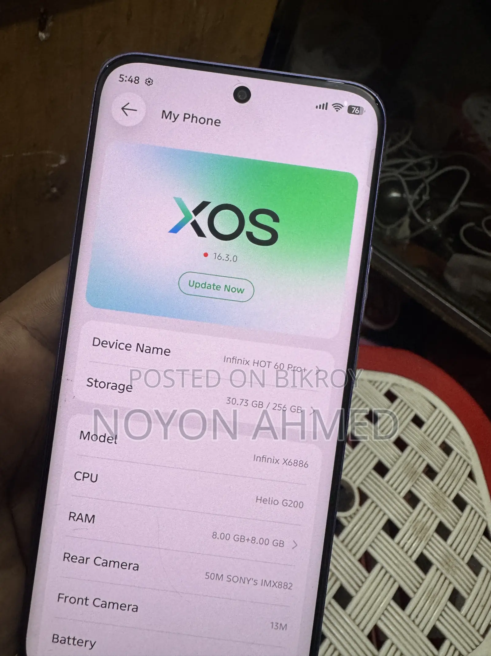 Infinix Hot 60 Pro+ 256 GB Blue