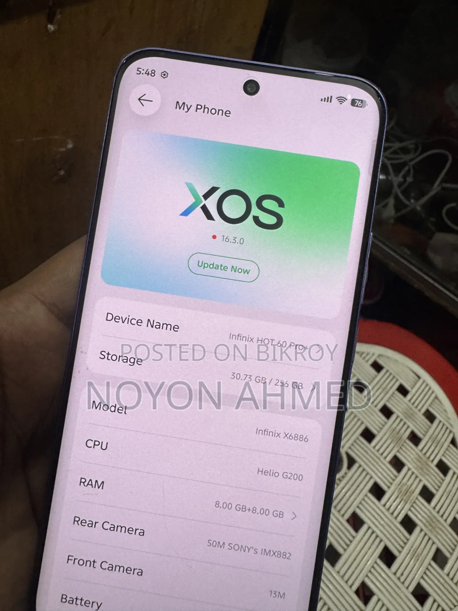 Infinix Hot 60 Pro+ 256 GB Blue
