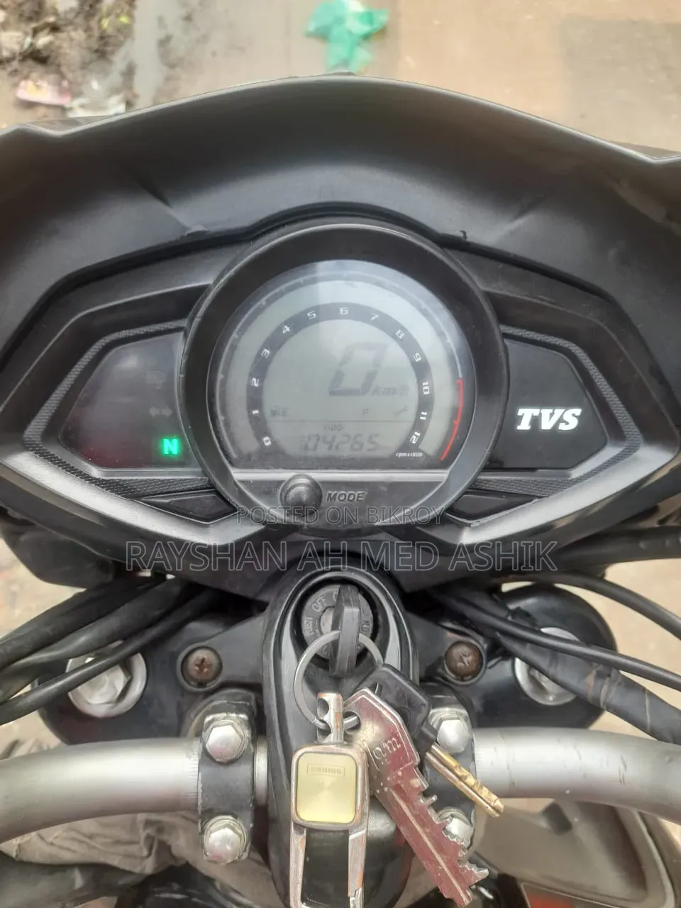 TVS Stryker 125 2017 Black