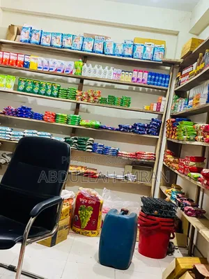 Grocery shop with position for sale along with goods,
