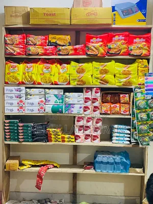 Grocery shop with position for sale along with goods,