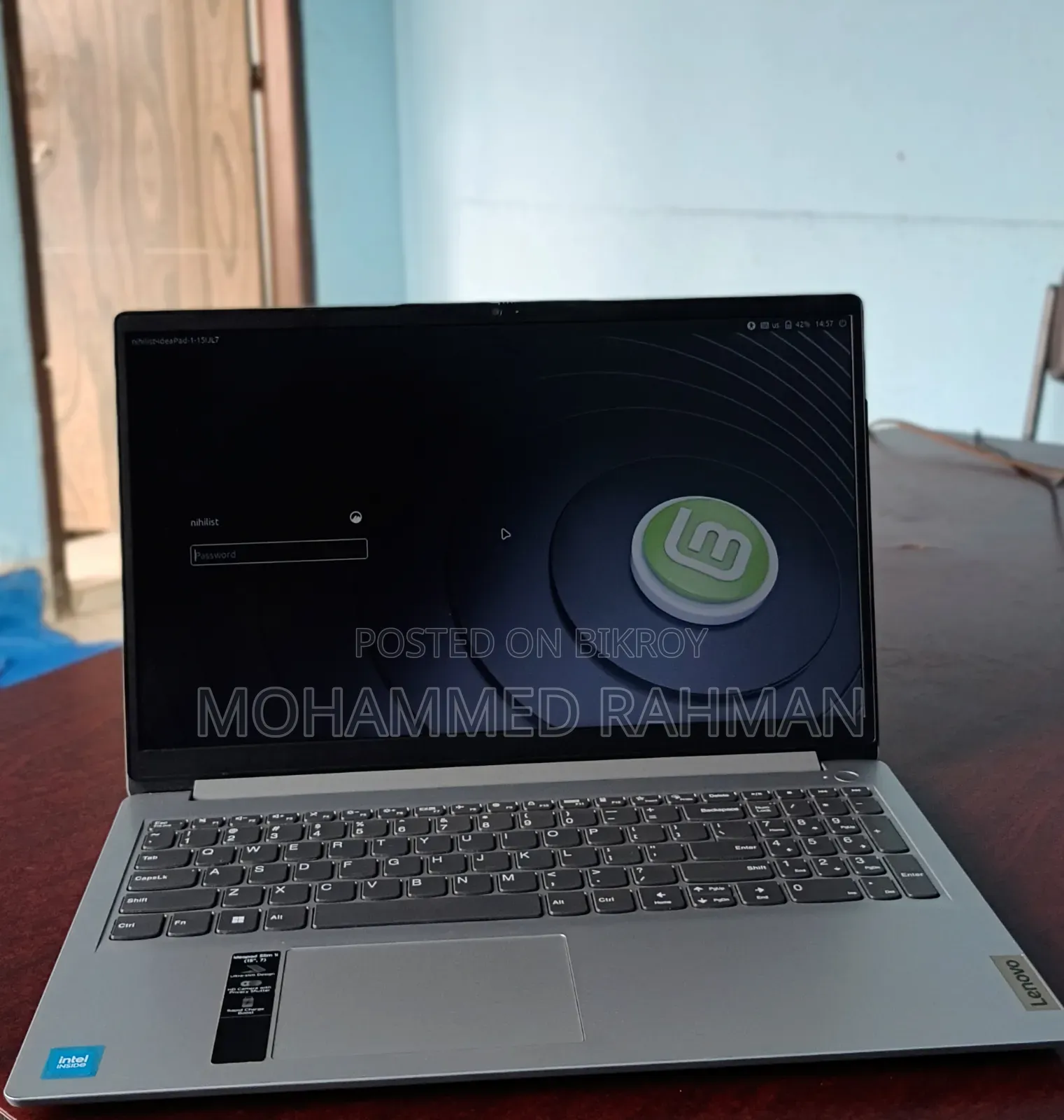 Laptop Lenovo IdeaPad 1 4GB Intel Celeron HDD 128GB