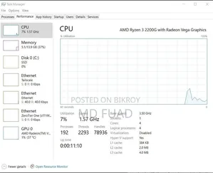 Desktop Computer 16GB AMD Ryzen 3 SSD 128GB