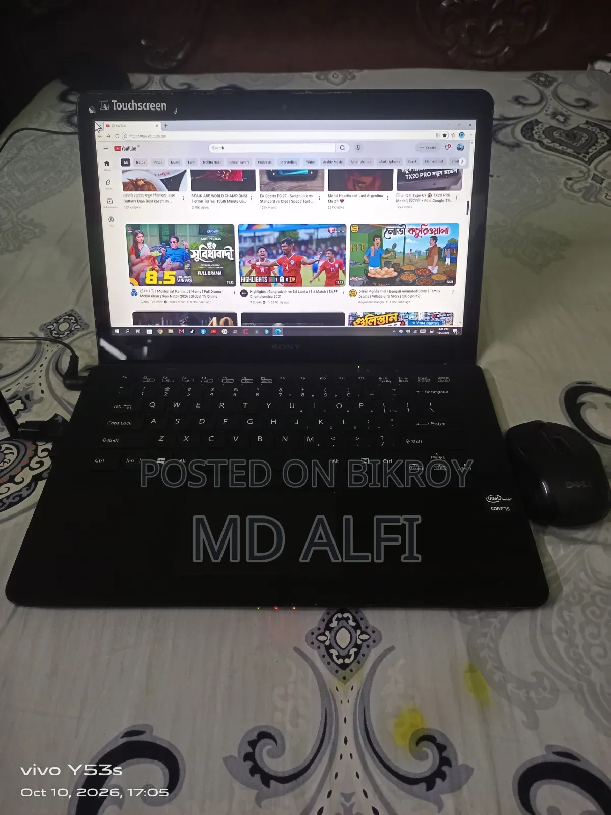 Laptop Sony 8GB Intel Core i5 HDD 500GB