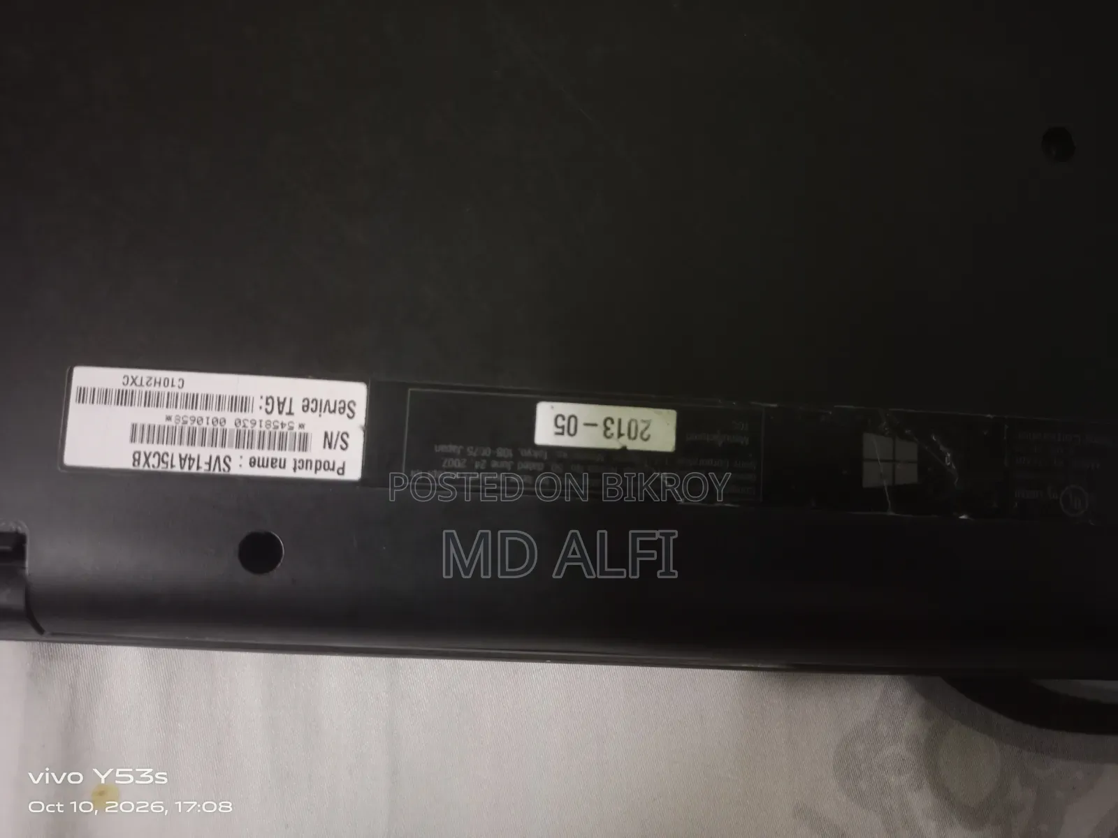 Laptop Sony 8GB Intel Core i5 HDD 500GB
