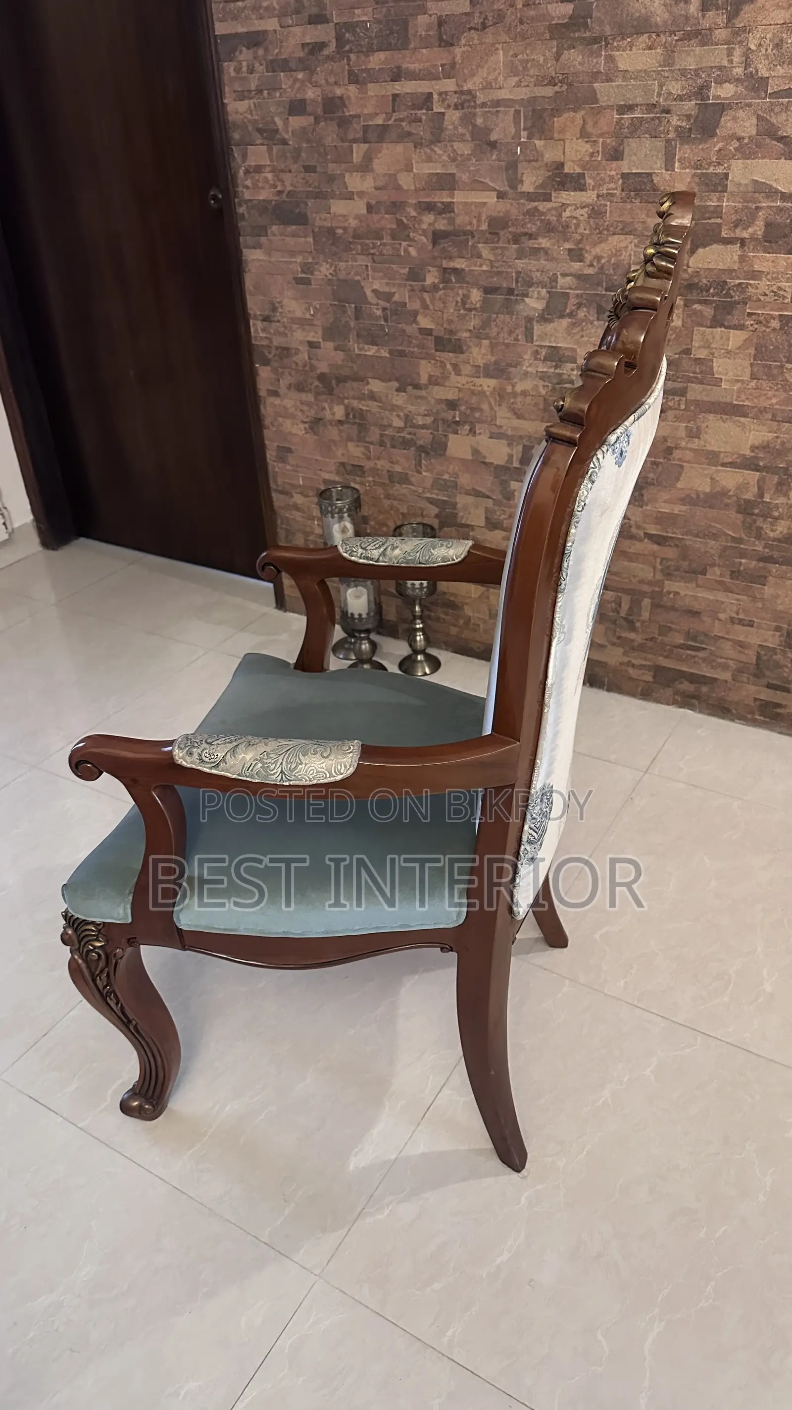 Segun Wood Victorian Style Chair