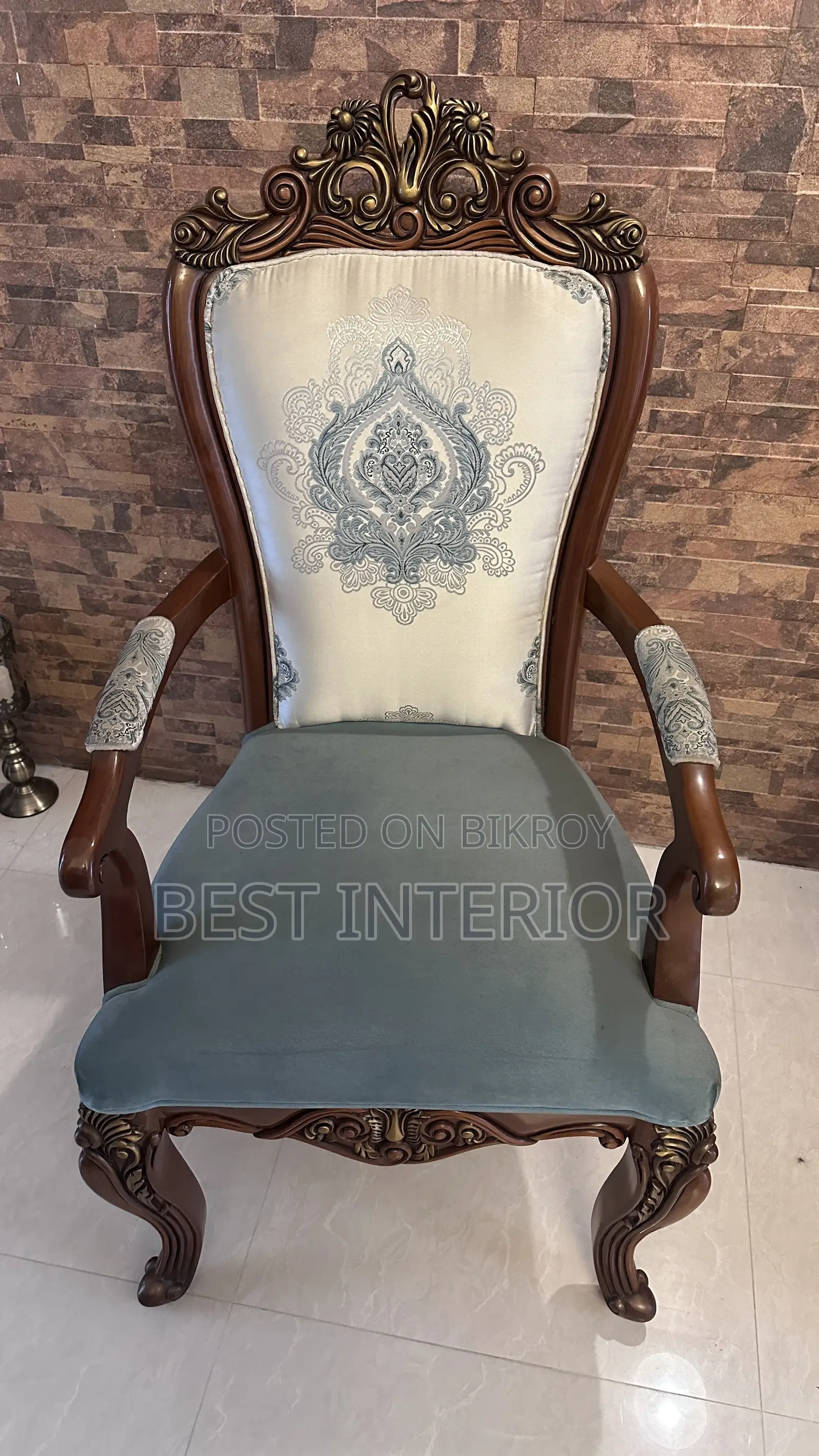 Segun Wood Victorian Style Chair