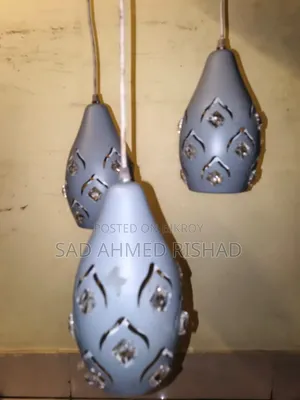 ৩ পিস ডেকোরেটিভ ঝুলন্ত লাইট শেড – হোম ডেকোরেশন