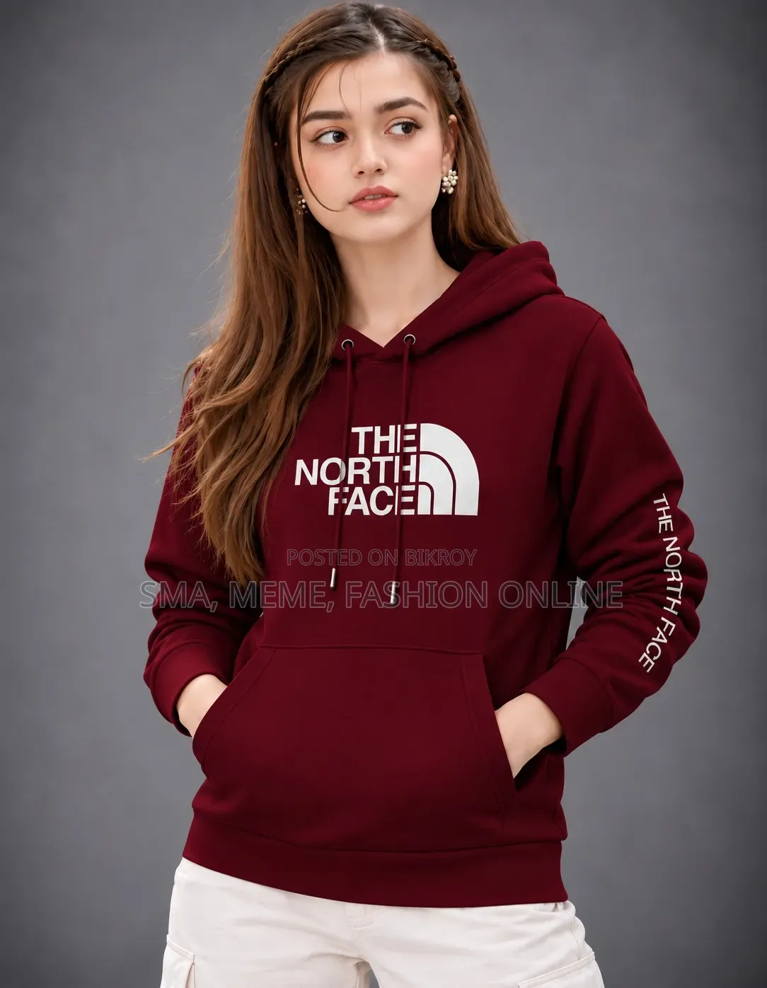Premium Stylish Ladies North Face Hoodie