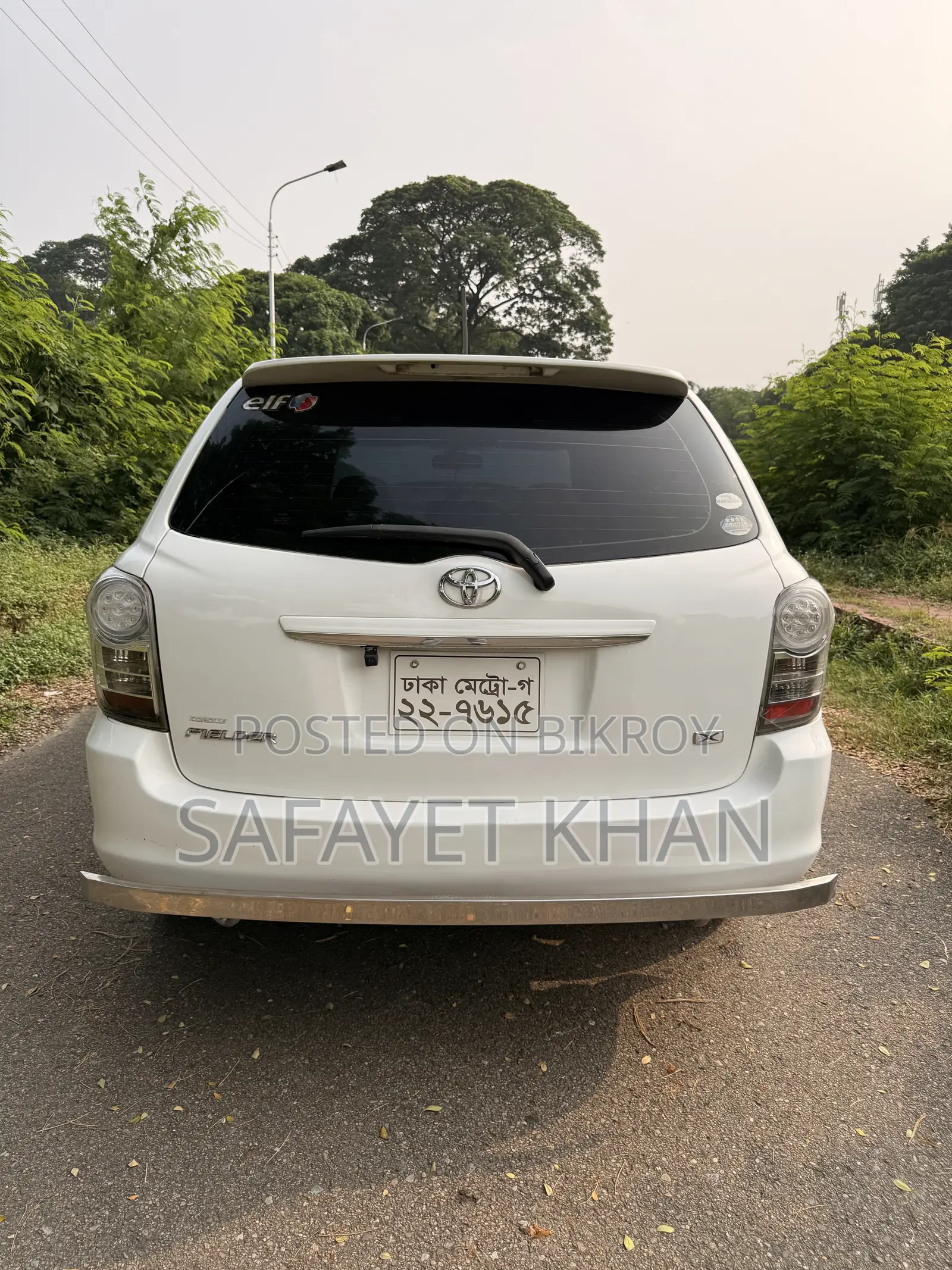 টয়োটা করোল্লা ফিল্ডার ২০১১ হোয়াইট