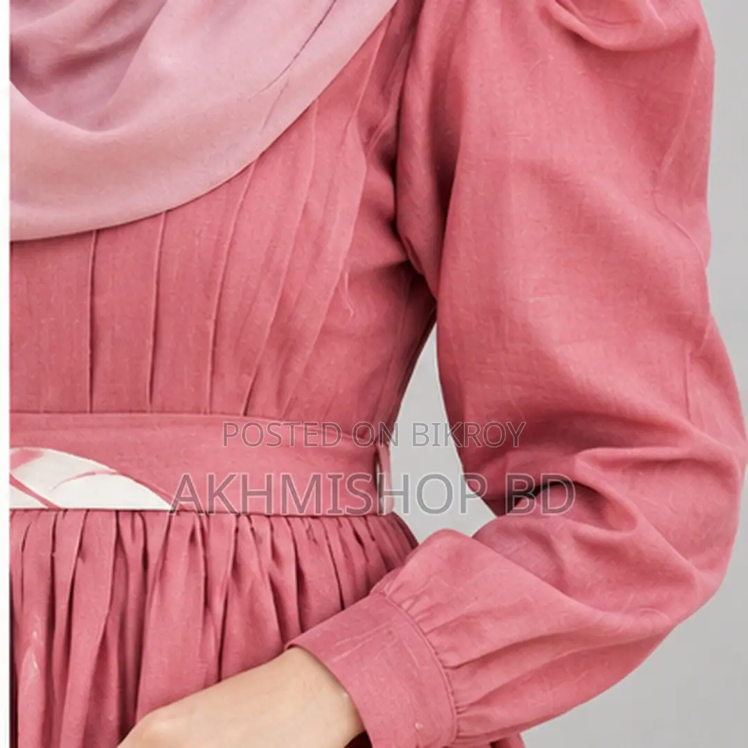 Stylish Pink Floral Maxi Dress for Women | Modest Long Gown