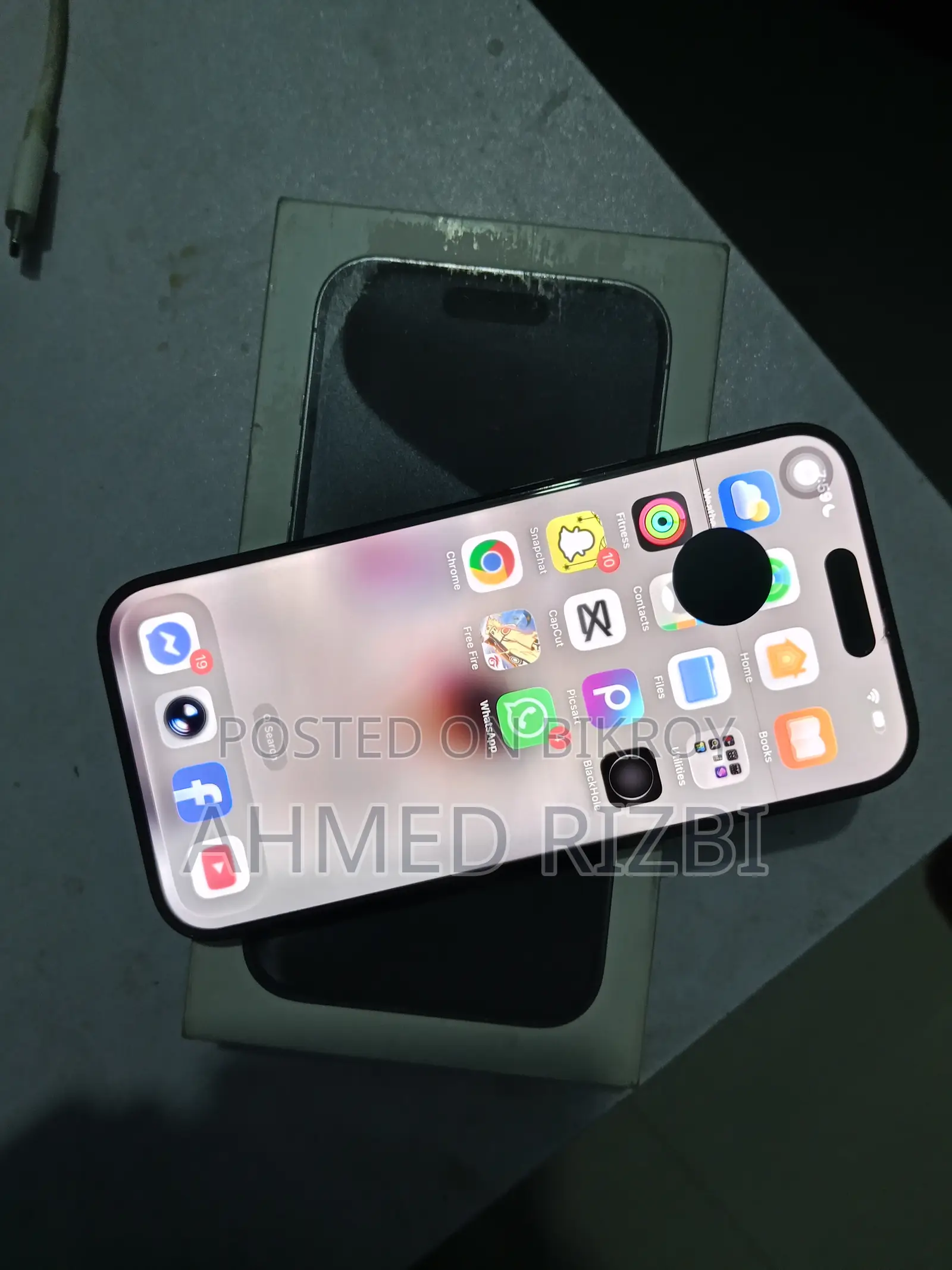 অ্যাপল আইফোন ১৫ প্রো ২৫৬ জিবি ব্ল্যাক
