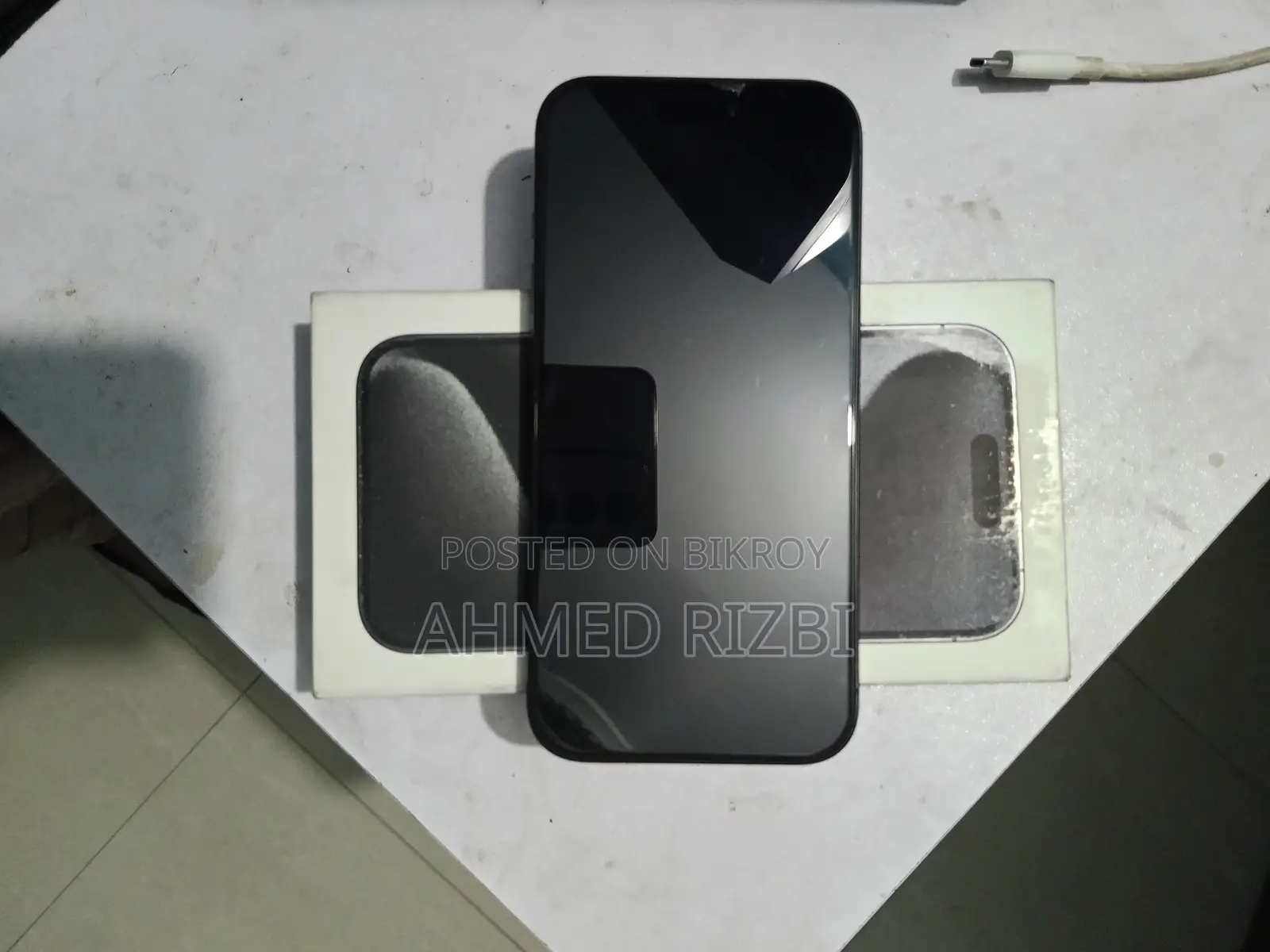 অ্যাপল আইফোন ১৫ প্রো ২৫৬ জিবি ব্ল্যাক