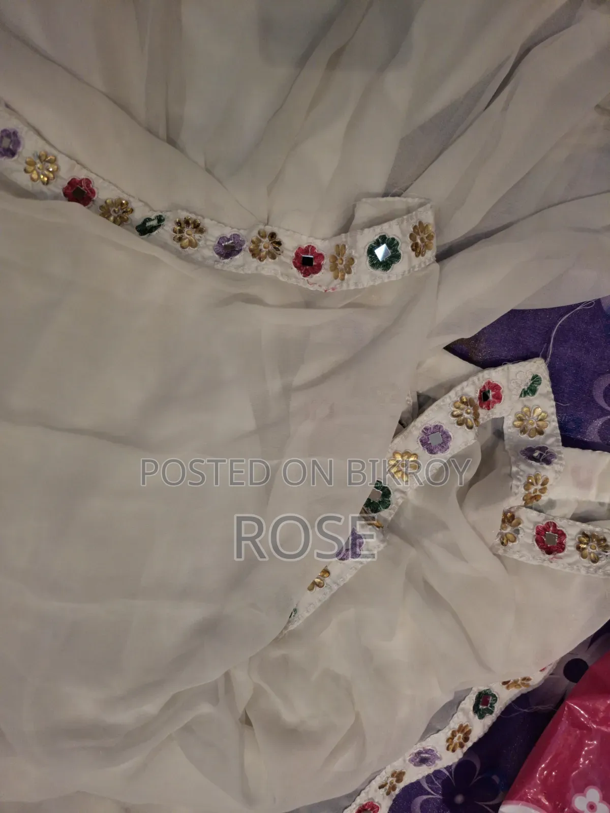 White Anarkali