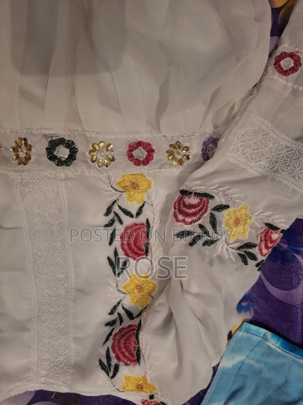 White Anarkali