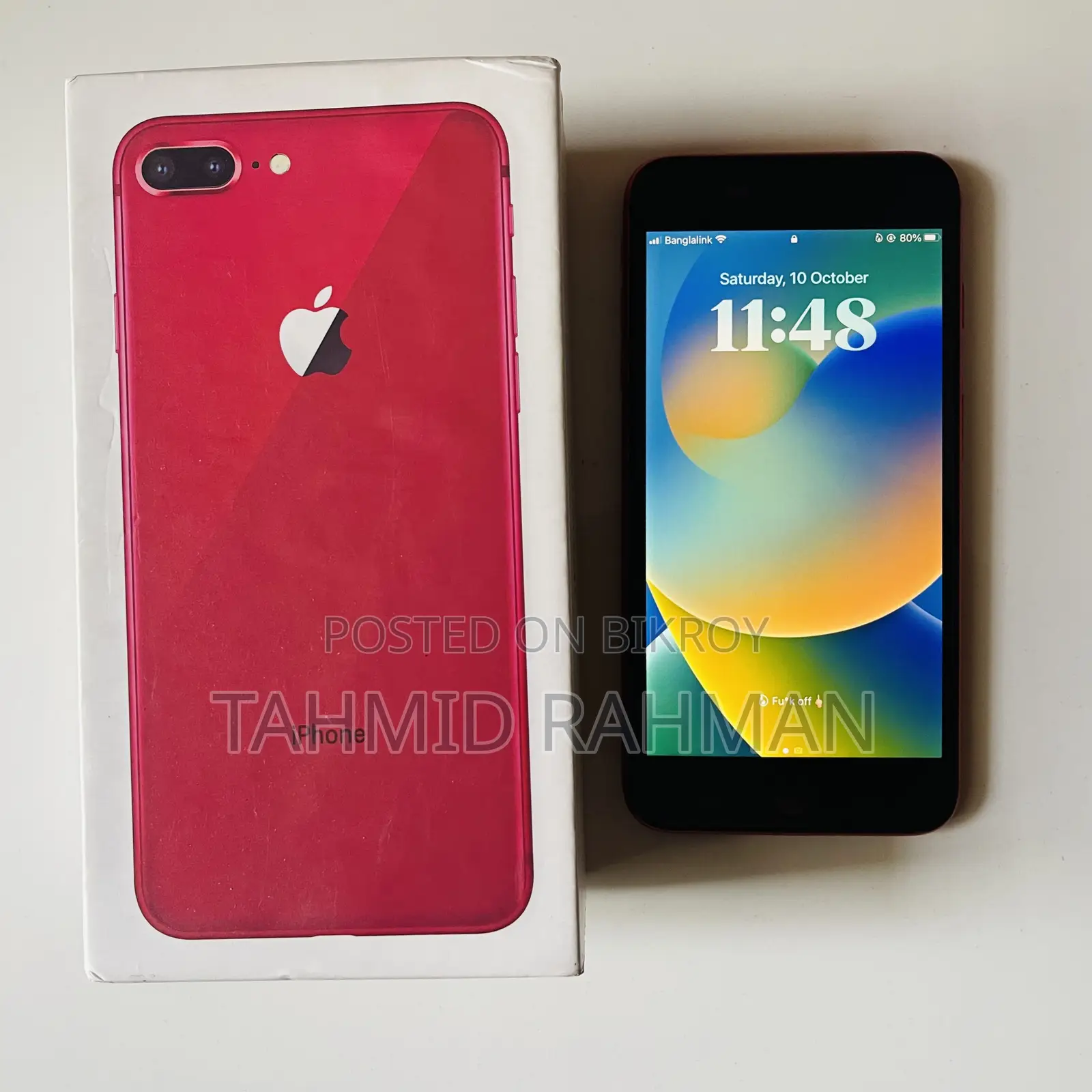 অ্যাপল আইফোন ৮ প্লাস ৬৪ জিবি রেড