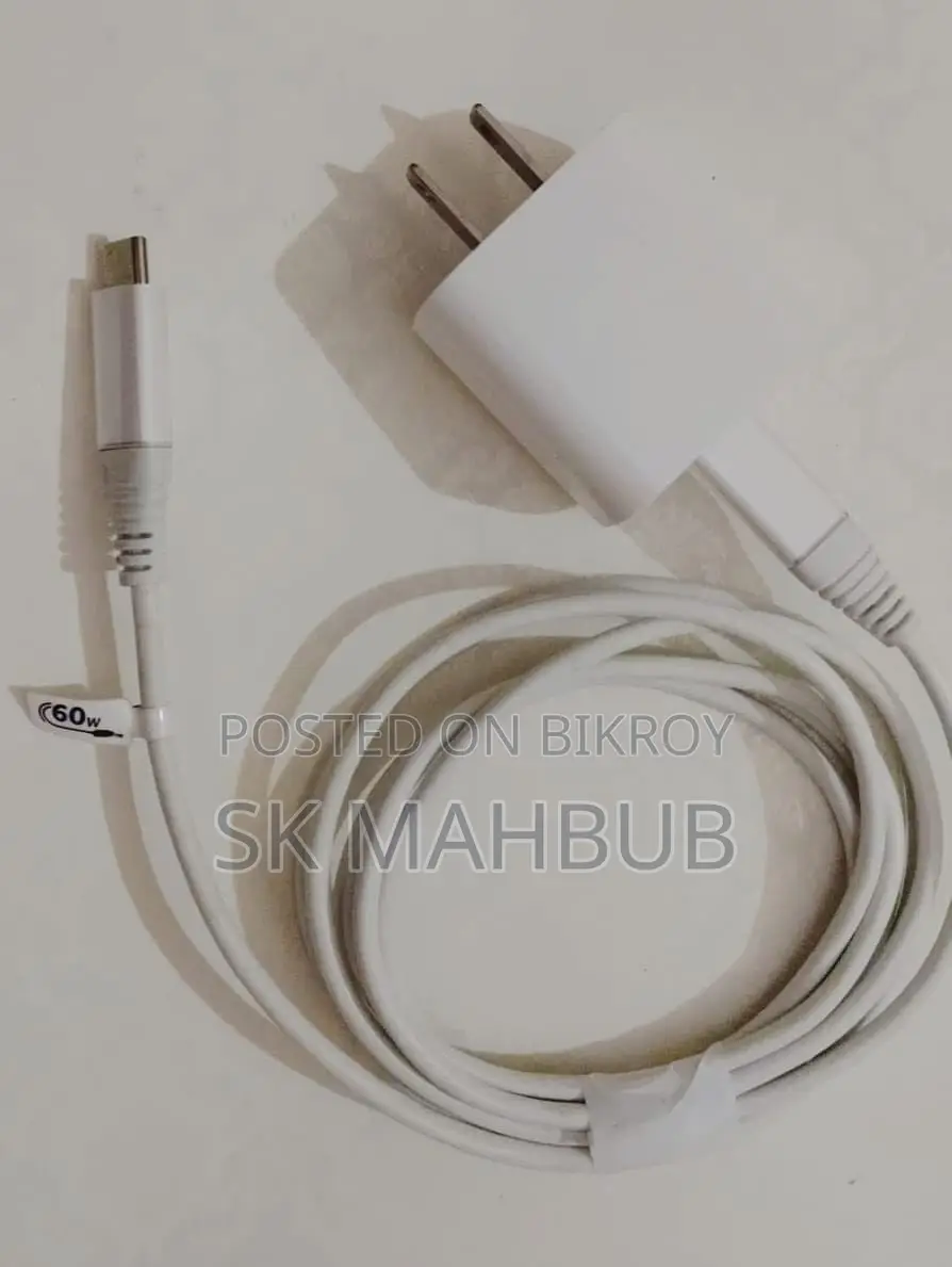Apple 20 Watt Original Charger With 60 Wt C to C Type Cable