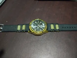 Killen Stylish Gold & Black Men's Watch (Fresh Condition)