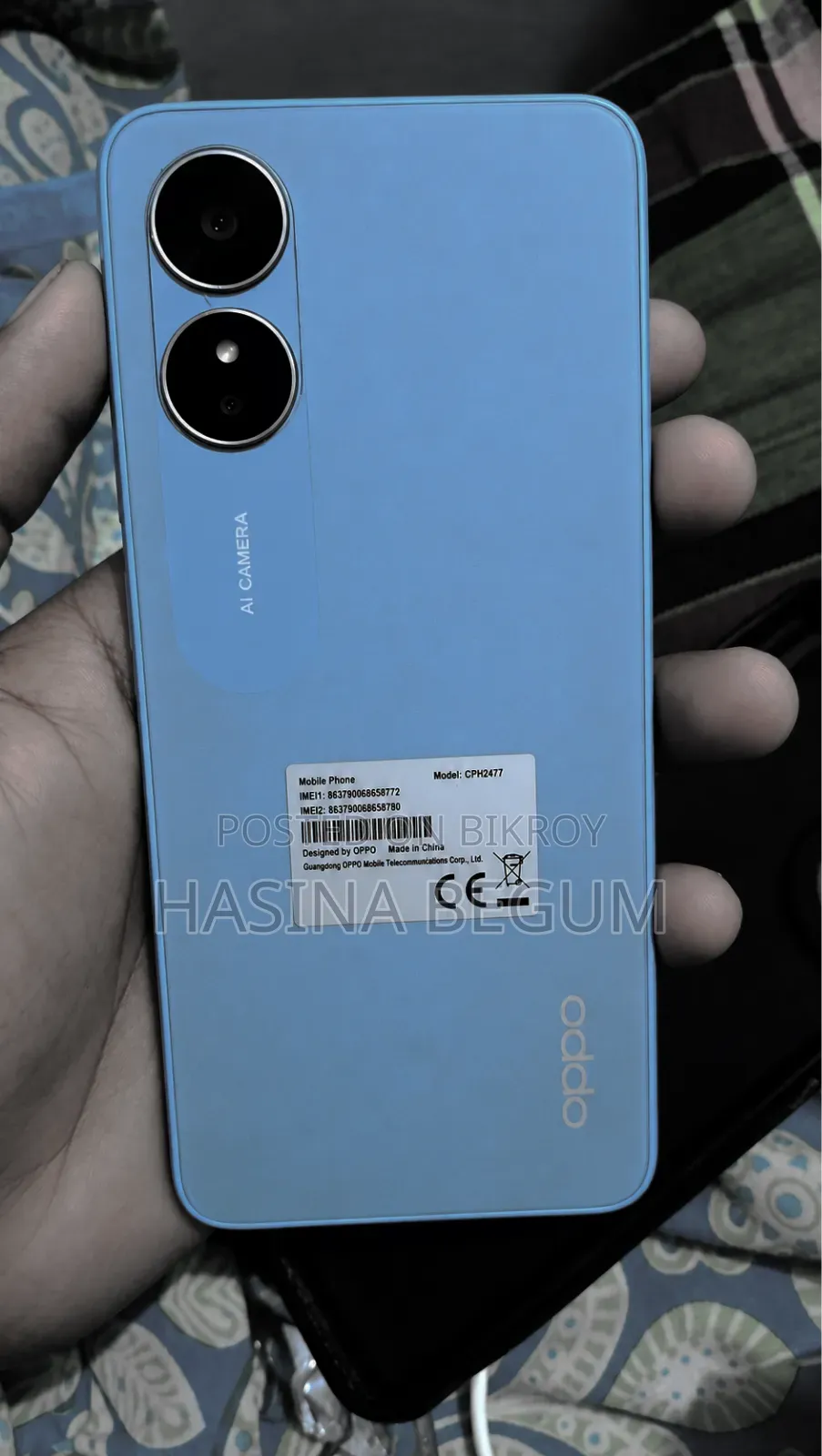 Oppo A17 64 GB Blue
