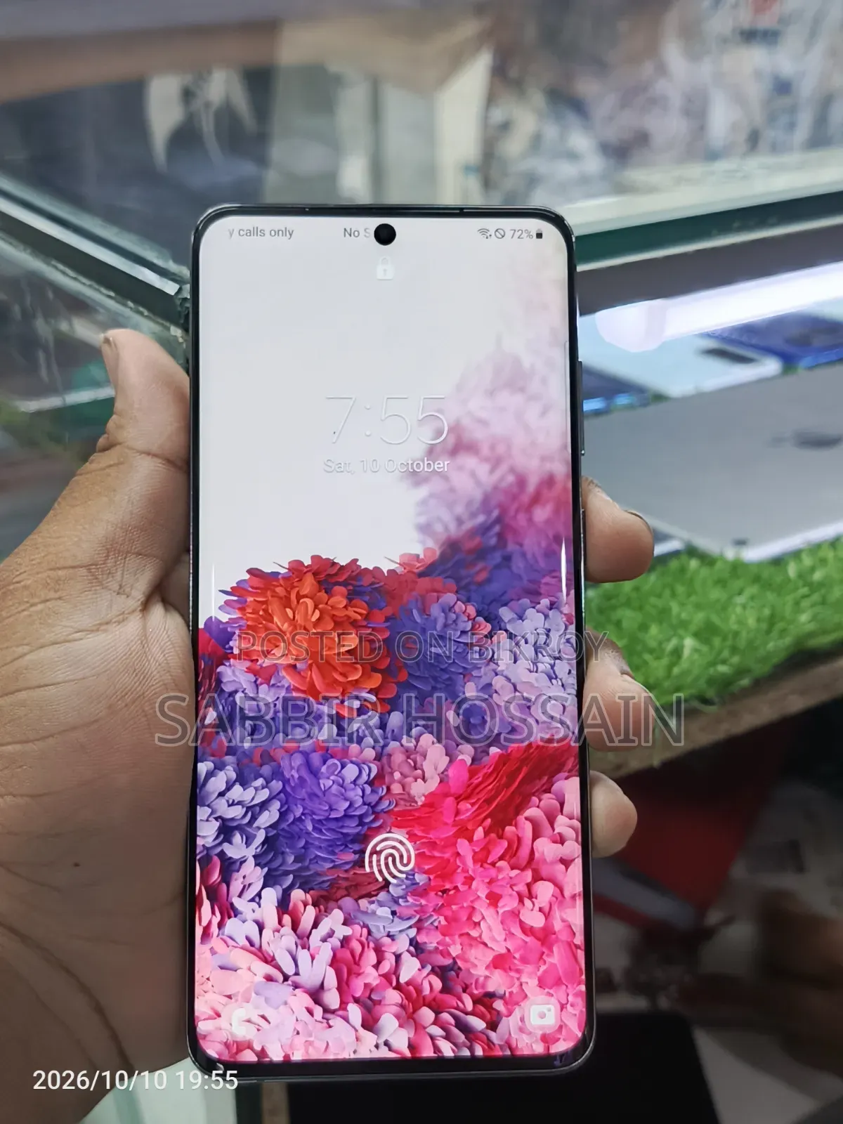 স্যামসাং গ্যালাক্সি এস২০+ ১২৮ জিবি ব্ল্যাক