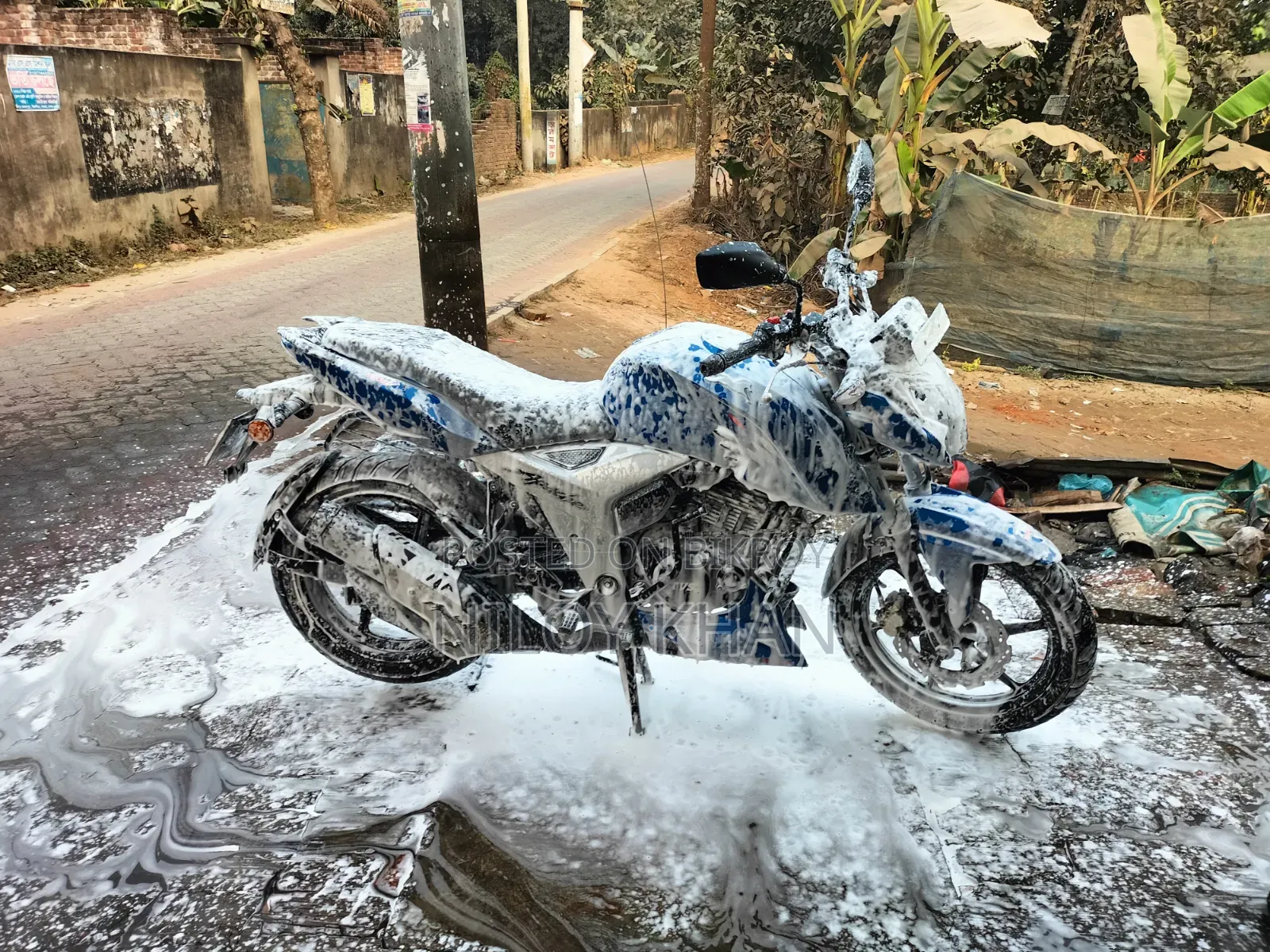 TVS Apache RTR 160 4V 2021 Blue