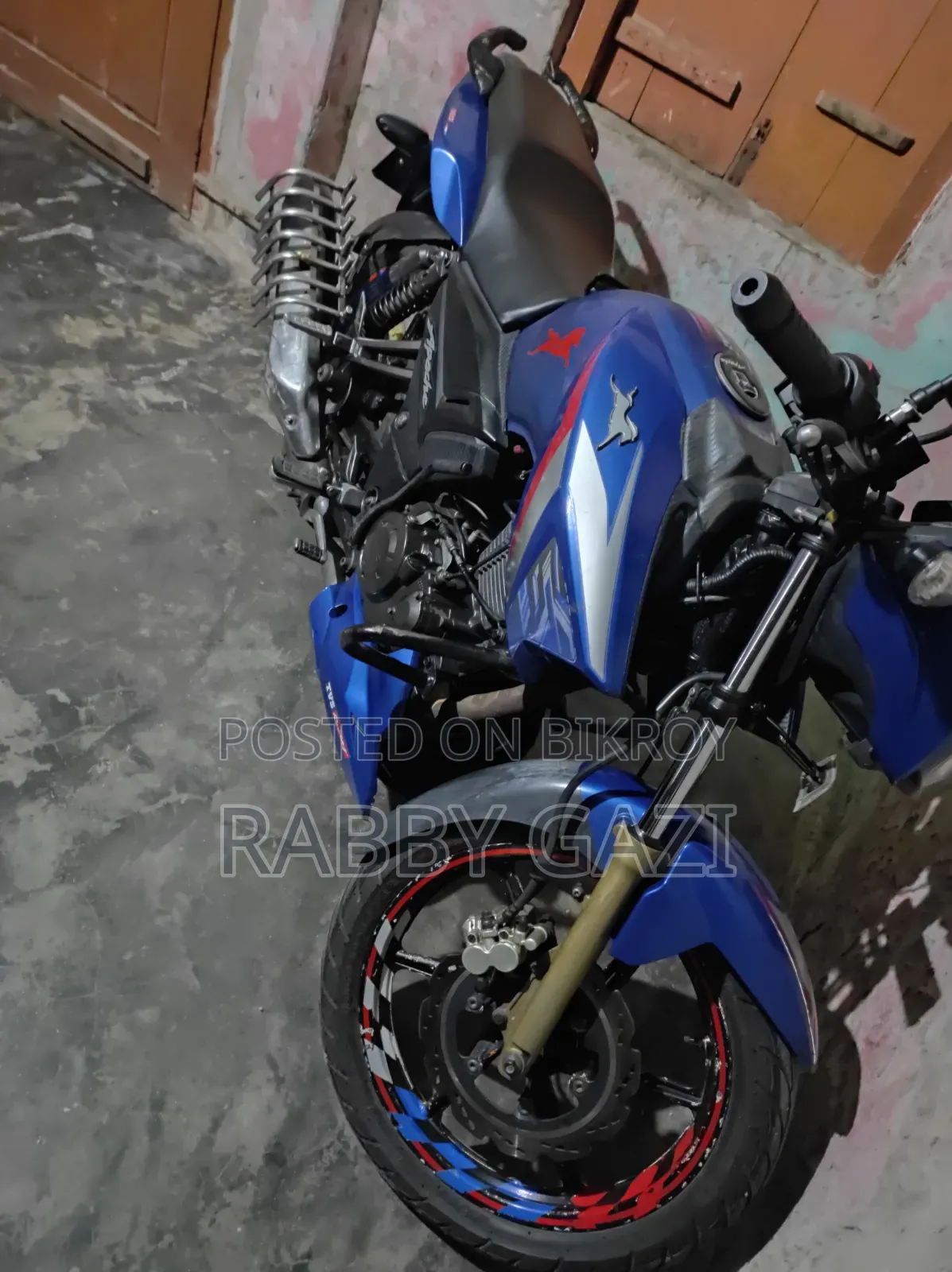 TVS Apache RTR 160 2V 2019 Blue