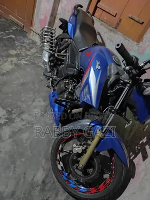 টিভিএস আপাচে আরটিআর ১৬০ টুভি ২০১৯ নীল