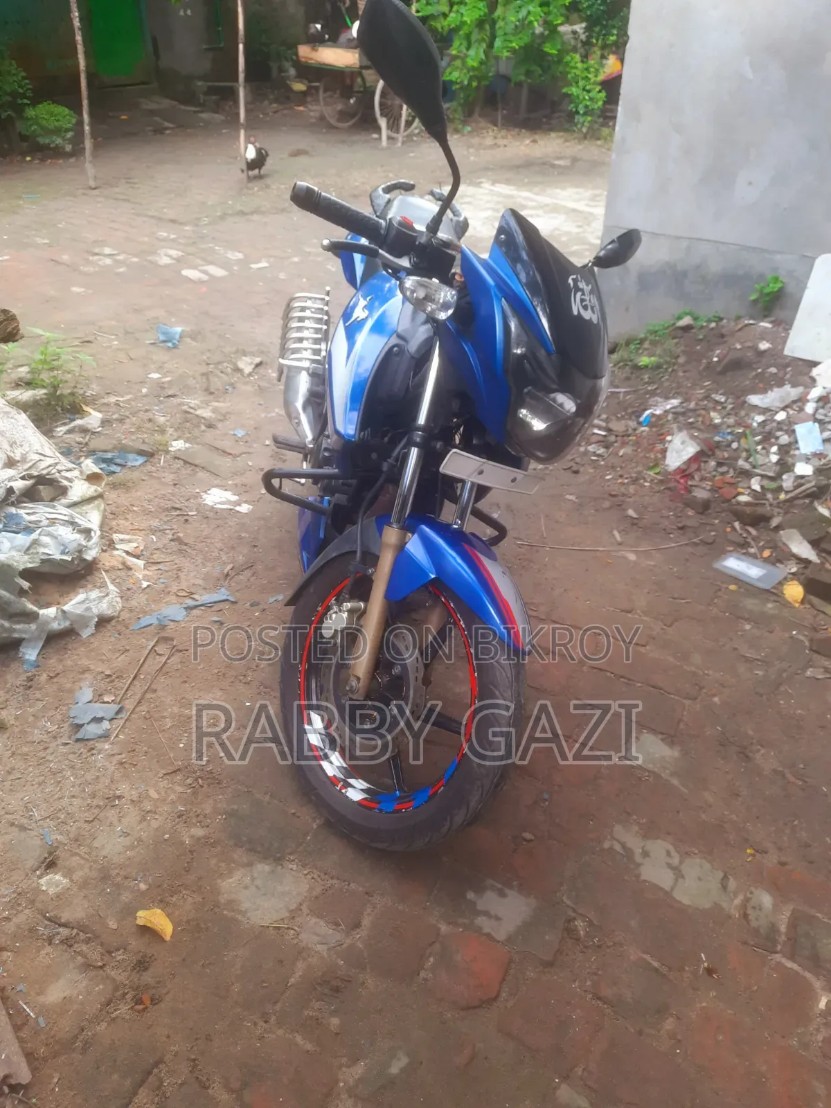 TVS Apache RTR 160 2V 2019 Blue