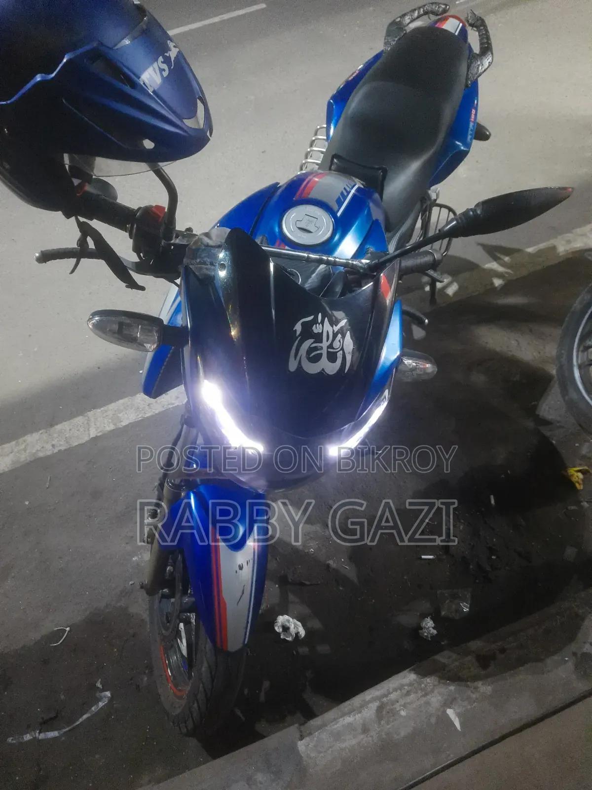 TVS Apache RTR 160 2V 2019 Blue