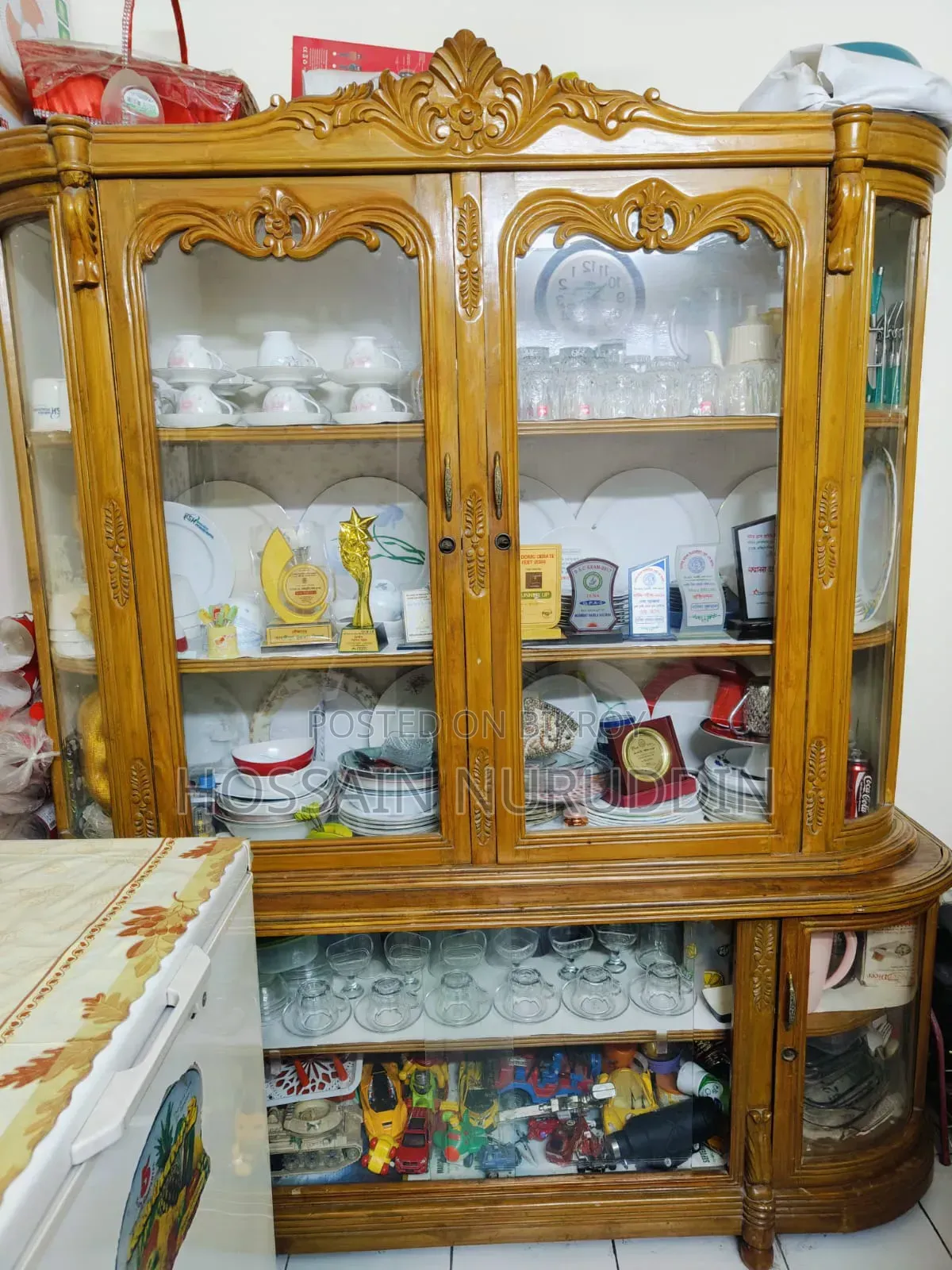 Teak Wood Showcase