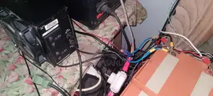 Power Guard Ups 650va Modified With 5-Inch Fan and Wire Installed