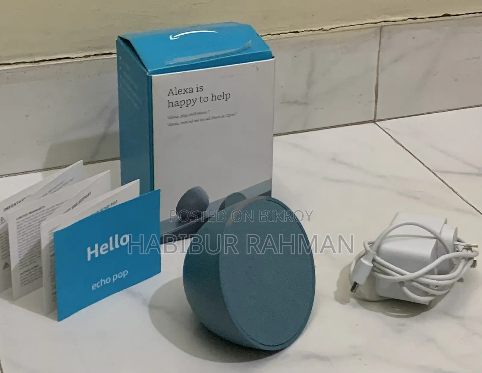 Amazon Echo Pop Smart Speaker With Alexa