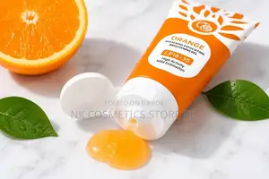 Orange Whitening Exfoliating Brightening Gel. Face & Body Gel